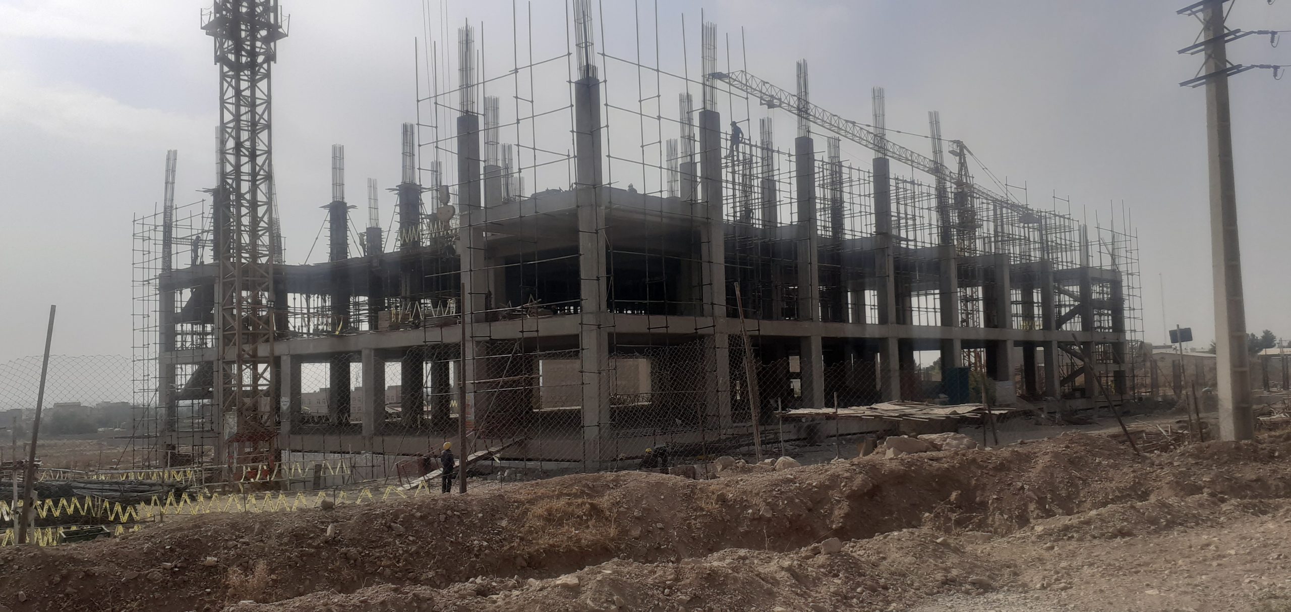 پروژه داربست بندی بیمارستان کمالشهر--داربست رنجبر