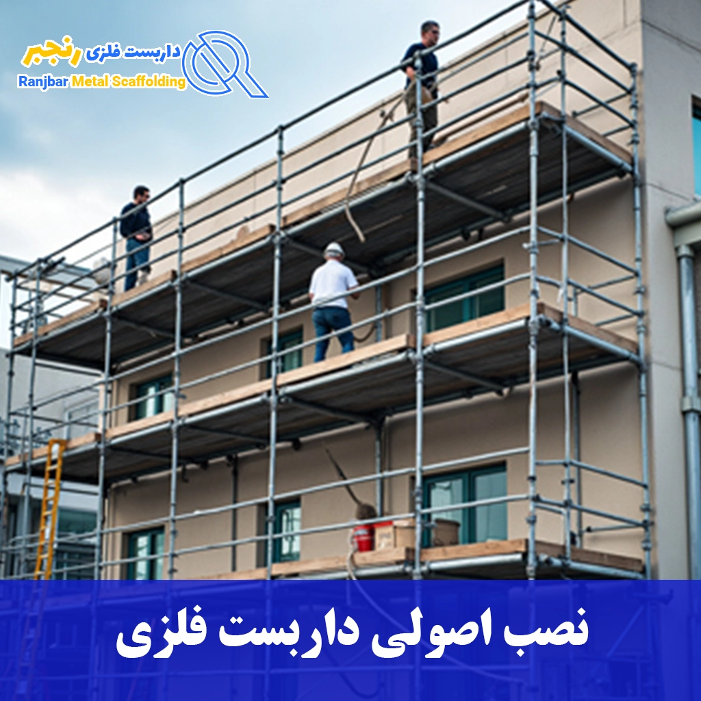 نصب اصولی داربست فلزی-داربست رنجبر
